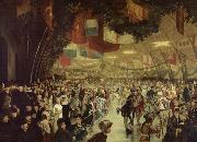 William Notman Skating Carnival, Victoria Rink. This event was staged in honour of Prince Arthur Spain oil painting artist